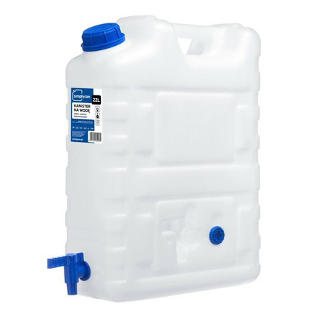 KANISTER NA WODĘ PITNĄ 20L Z KRANEM ATEST