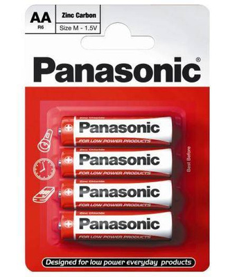 PANASONIC BATERIA AA R6R BLISTER 4szt.