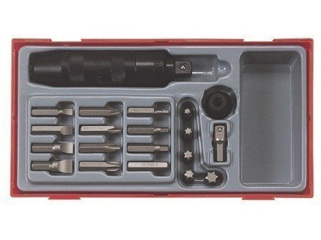 Wkrętak udarowy z bitami  20 ele. TENGTOOLS TTID20