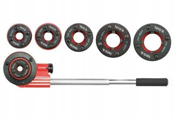 YATO GWINTOWNICA 6 elem. 1/4"-5/4"  + GRZECHOTKA 2900