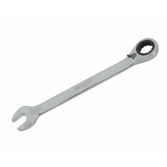 AWTOOLS KLUCZ PŁASKO-OCZKOWY Z GRZECHOTKĄ 18mm  Z PRZEŁĄCZNIKIEM