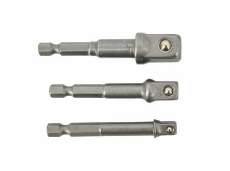 AWTOOLS ADAPTERY DO WKRĘTARKI 3szt. 1/4``-3/8``-1/2``