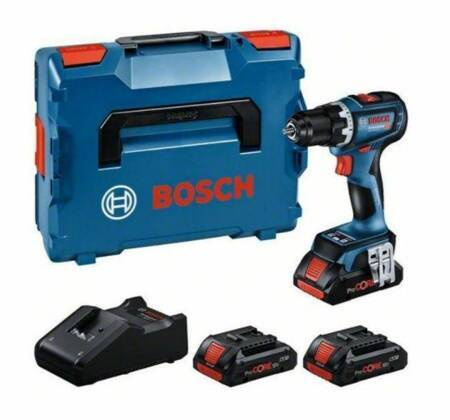 BOSCH WKRĘTARKA GSR 18V-90 C 64/36Nm 3x4,0Ah PROCORE LB