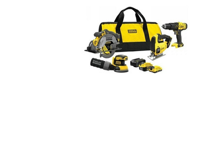 STANLEY ZESTAW V20 SFMCK412MDS (SFMCD711 + SFMCS600 + SFMCS500B + SFMCW220B) 1x4,0 1x2,0Ah +ACC TORBA