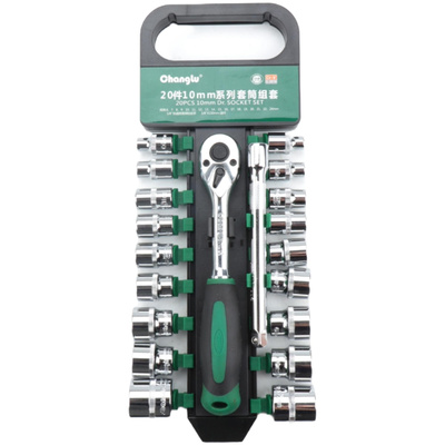 Zestaw socketów 3/8" Dr., 20 sztuk CL105720 - CHANGLU TOOLS