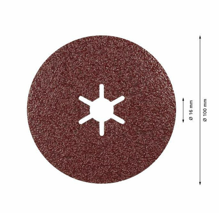 BOSCH FIBRA KRĄŻEK EXPERT PRISMA XL R781 125 gr. 80 /5szt.