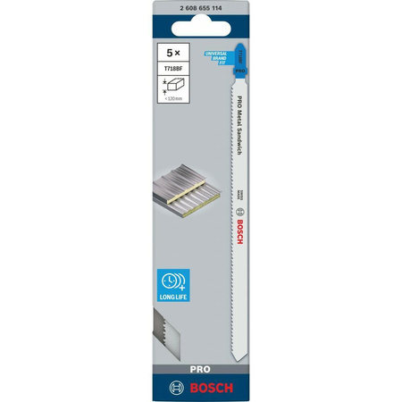 BOSCH BRZESZCZOT T PRO METAL SANDWICH T718BF 180 mm /5szt.