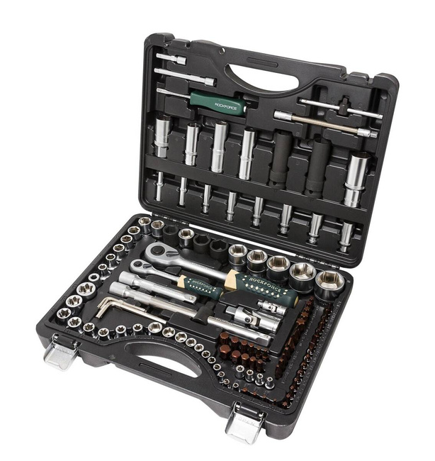 ROCKFORCE ZESTAW KLUCZY 108el. +6el.