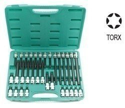 Komplet kluczy wpustowych TORX na nasadkach 1/2"  (32 szt.) Jonnesway S07H4932S