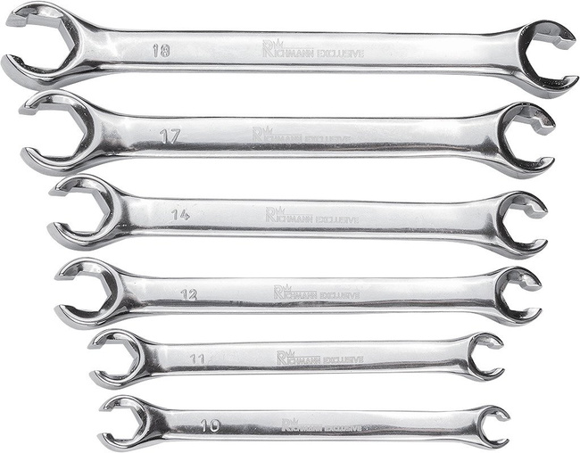 Zestaw kluczy płasko oczkowych z grzechotką, oczkowych TORX, kluczy do przewodów hamulcowyc, kluczy typu "C" Corona Exclusive C1203