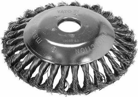 YATO SZCZOTKA DRUCIANA DO KOSY 150*25,4mm