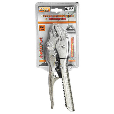 RICHMANN SZCZYPCE SAMOZACIS. MORSA 250MM SZCZĘKI PŁASKIE