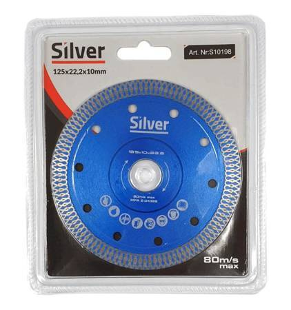 TARCZA DIAMENTOWA DO GRESU 125x22,2 / SILVER