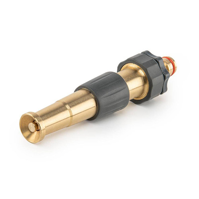 DYSZA REGULOWANA MOSIĘŻNA GW 3/4" Z PRZYŁĄCZEM NA KRAN GZ 3/4" 12,5cm BRASS SOFT