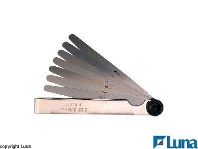 Szczelinomierz płytkowy 100 mm (0,05 - 1,00 mm) 13 szt. Limit 25953308