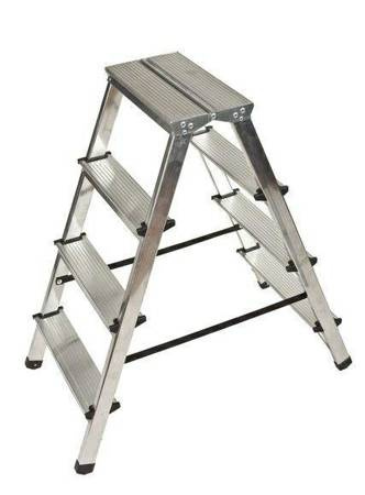 AWTOOLS DRABINA TABORET 4 STOPNIE 125KG