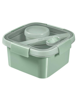 CURVER POJEMNIK NA ŻYWNOŚĆ KWADRATOWY LUNCH KIT 1,1L  /ZIELONY