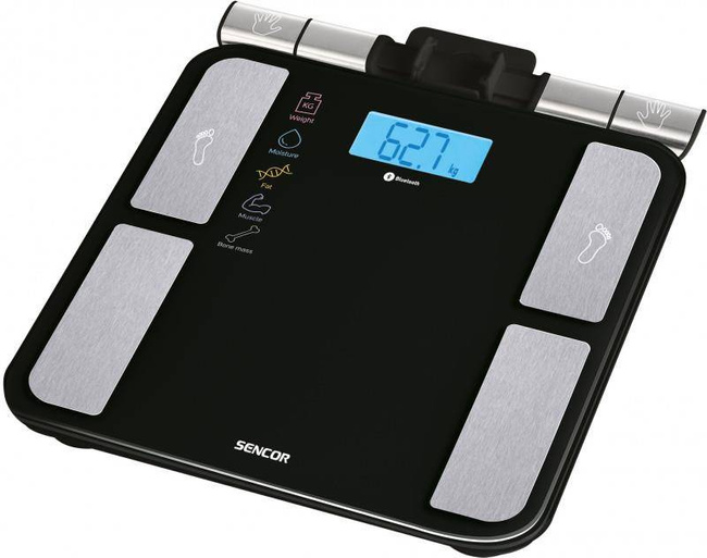 Waga łazienkowa fitness Sencor SBS 8800BK