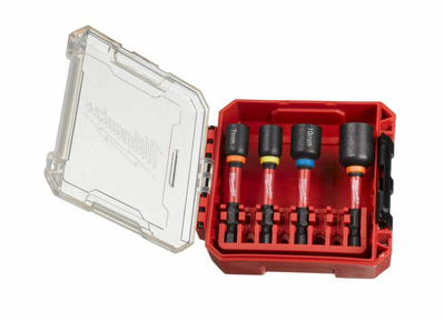 MILWAUKEE KOŃCÓWKA Z NASADKĄ MAGNETYCZNA HEX ZESTAW 7/8/10/13mm (65mm)