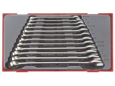 Zestaw kluczy płasko - oczkowych 8-19 mm 12 szt. TENGTOOLS TT1236 (27560101)