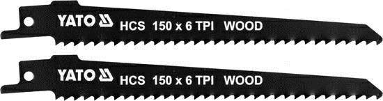 YATO BRZESZCZOTY DO  DREWNA HCS150mm 6TPI 2szt.