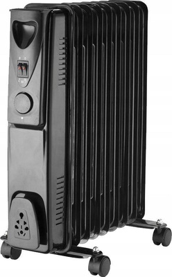 GRZEJNIK OLEJOWY  9-ŻEBEREK 2000W CZARNY