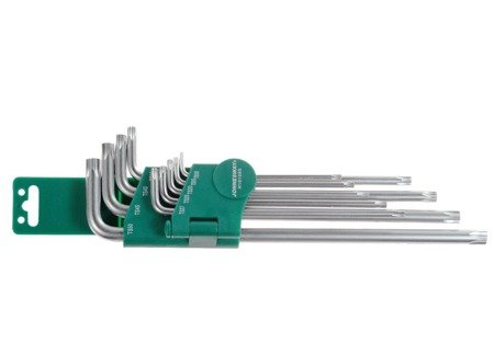 Komplet kluczy TORX 5-cio kątnych bardzo długich JONNESWAY H16109S