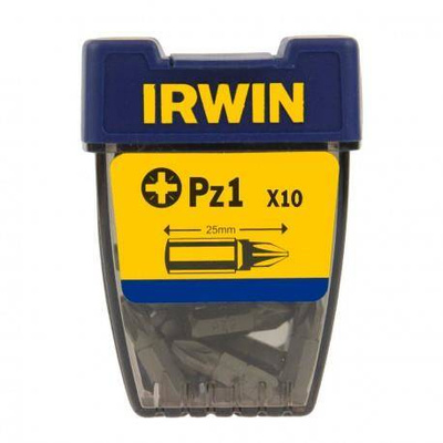 Grot Pozidriv Pz1 L=25 mm 1/4" 10 szt. Irwin 10504338