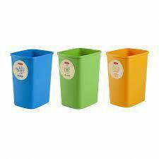 CURVER ZESTAW KOSZY 3X25L ECO FRIENDLY /NIEBIESKI, ZIELONY, ŻÓŁTY