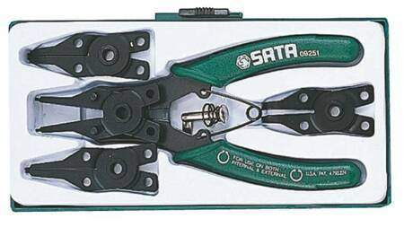 SATA ZESTAW SZCZYPIEC SEGERA WYMIENNE KOŃCÓWKI 5el.