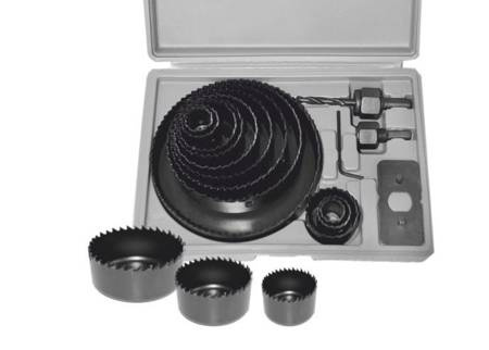 AWTOOLS OTWORNICE DO DREWNA / 19-22-28-32-38-44-51-64-76-89-102-127mm / KOMPLET 16 ELEMENTÓW
