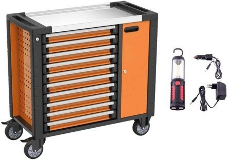 Wózek warsztatowy 10 szuflad z szafką boczną Corona Exclusive / Richmann Exclusive C1285