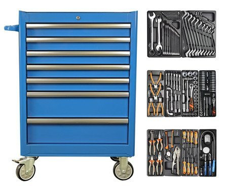 Wózek narzędziowy 7 szuflad 139 narzędzi Corona Exclusive / Richmann Exclusive CTL00227