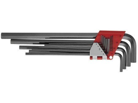 Zestaw 9 szt. kluczy długich trzpieniowych sześciokątnych TengTools 1479MMRL