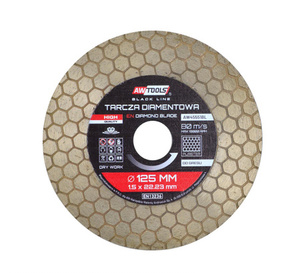 AWTOOLS TARCZA DIAMENTOWA 125x22,2 / PLASTER MIODU 2w1 BLACK LINE