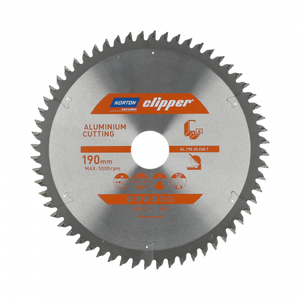 NORTON PIŁA TARCZOWA 190mm x 30mm x 60z ALUMINUM (2,6/1,8)