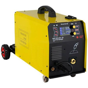 PÓŁAUTOMAT SPAW.INV. MIG-224 LCD V2 DUAL PLUS SYNERGIA MMA+PODWOZIE