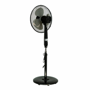 VOLTENO WENTYLATOR PODŁOGOWY CZARNY+ PILOT 40cm PODSTAWA KOŁO