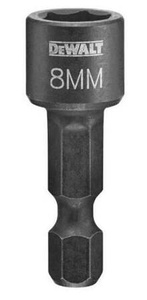 DEWALT KOŃCÓWKA Z NASADKĄ  8mm KOMPAKTOWA