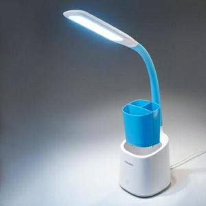 TIROSS LAMPKA BIURKOWA 60 SMD LED BIAŁO-NIEBIESKA