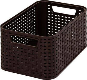 CURVER KOSZYK S 6L  /CIEMNY BRĄZ