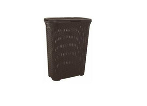 CURVER KOSZ NA BIELIZNĘ "NATURAL STYLE" 40L   /CIEMNY BRĄZ