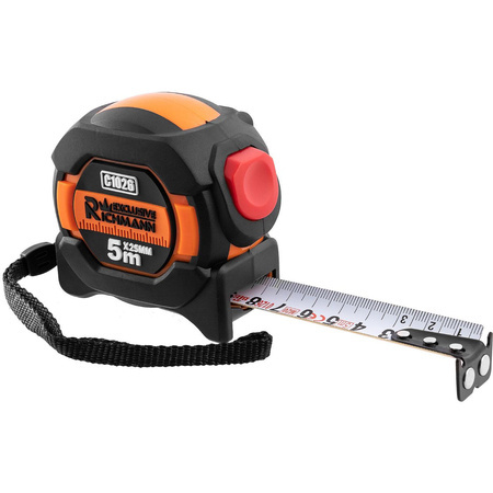 MIARA ZWIJANA 5M/25MM, AUTOSTOP, DWUSTRONNA PODZIAŁKA, KLASA I Richmann Exclusive C1026