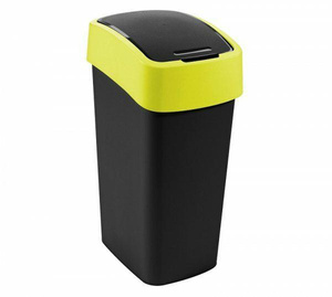 CURVER KOSZ NA ŚMIECI FLIP BIN 25L /CZARNY /ŻÓŁTY