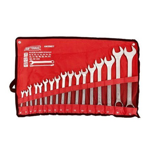 AWTOOLS KLUCZ KOMPLET PŁASKO-OCZKOWE 17szt. /8mm-32mm/ MATOWE