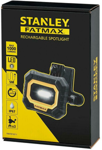 STANLEY LAMPA LED AKUM. FATMAX 1000lm IP67