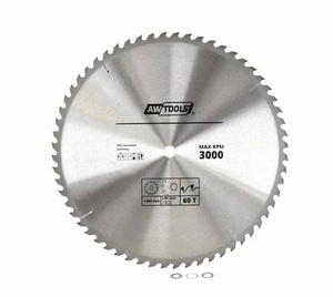 AWTOOLS PIŁA TARCZOWA WIDIOWA 600x30x60z