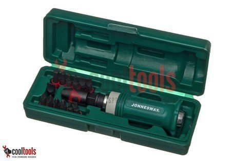 Wkrętak udarowy z osłoną i bitami JONNESWAY AG010138