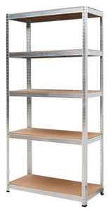 AW REGAŁ 5 PÓŁEK 200x90x40 NOŚNOŚĆ 200kg / 4.0mm - WCISKANY SZYBKI MONTAŻ