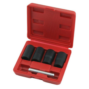 Zestaw do demontażu nakrętek kół z blokadą skrętną 5 sztuk, 1/2" przekrój AT8060 - ELLIENT TOOLS